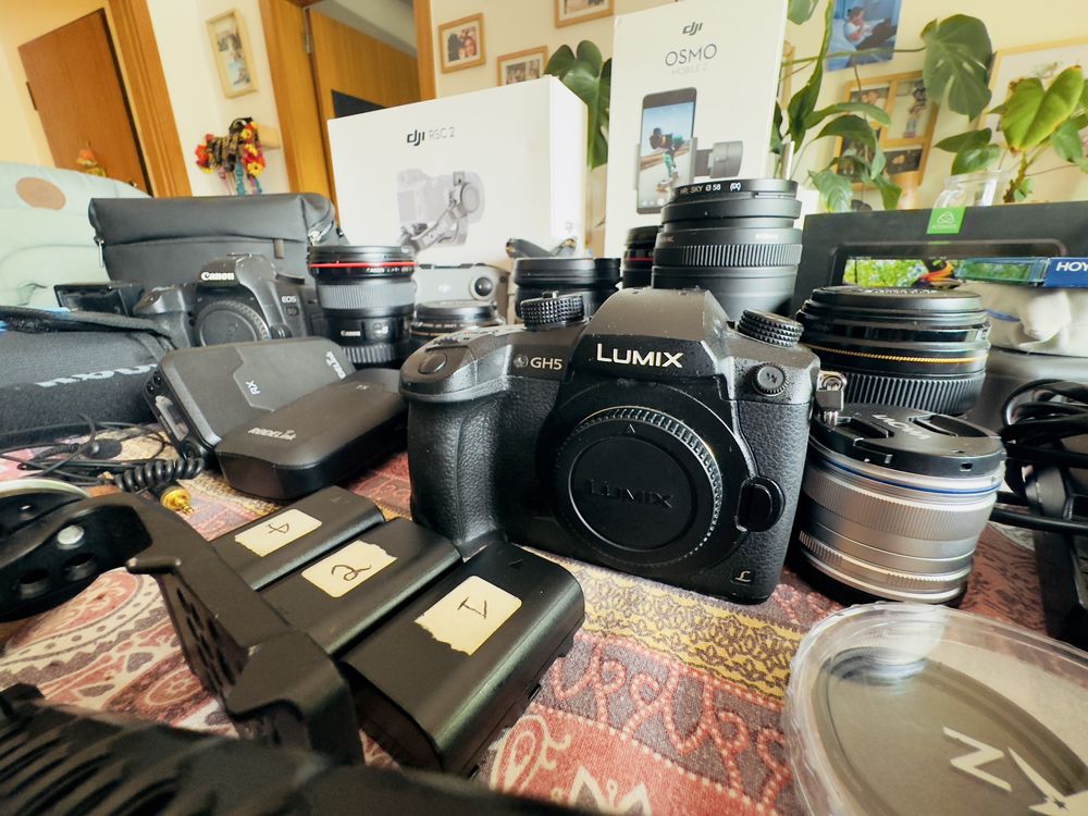 Kit completo de filmagens
