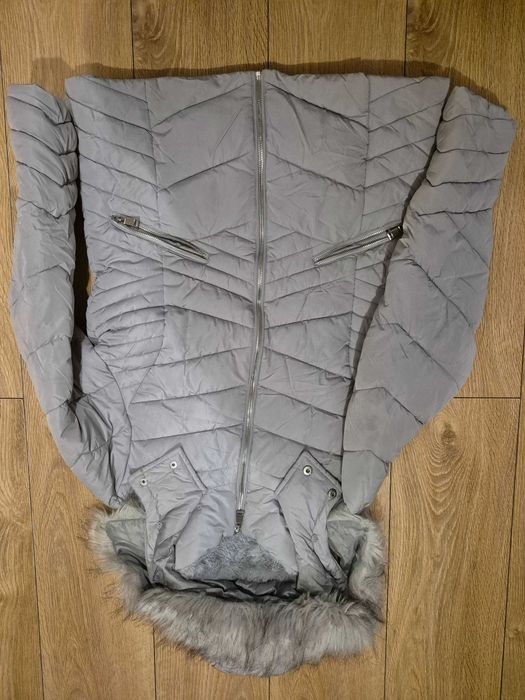 Куртки девочка. Лоскутки меха овчина