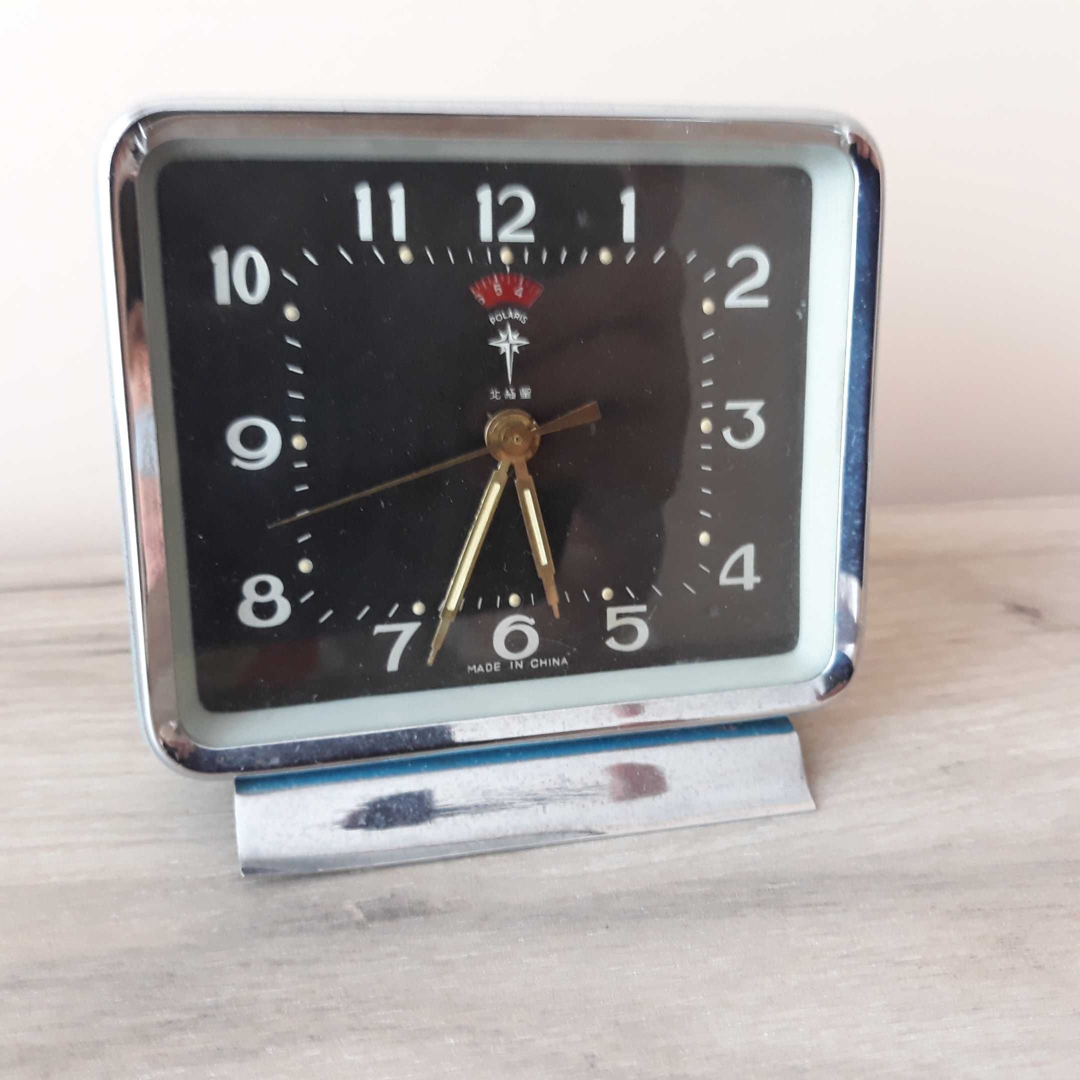 Stary budzik Polaris lata 70-te PRL-u VINTAGE