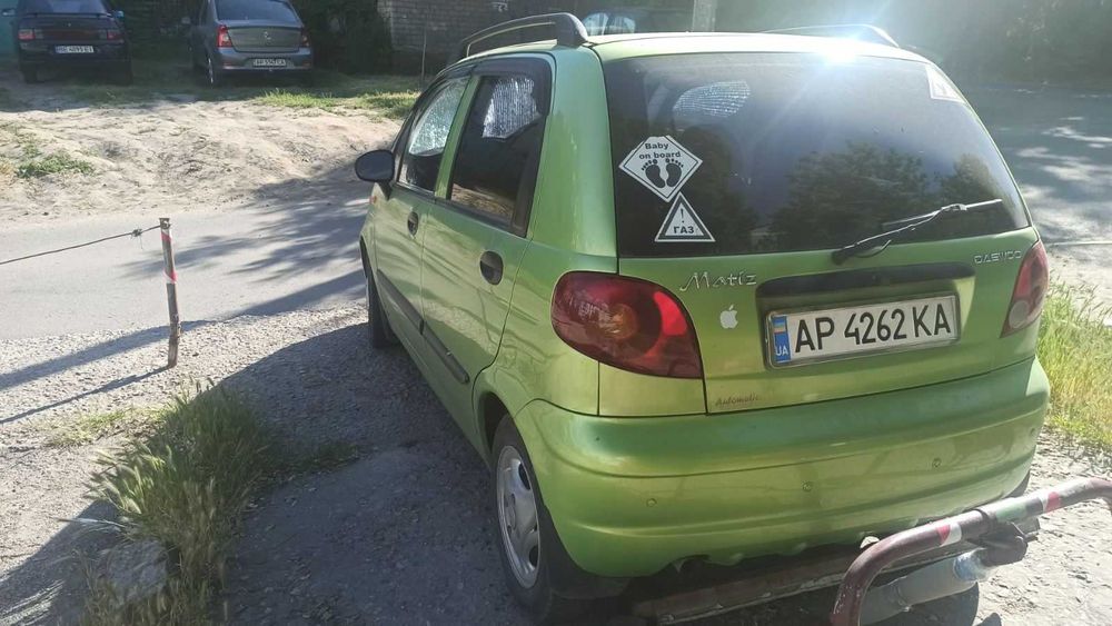 Matiz с ГБО на автомате, кондиционер, ГУР, парктроник