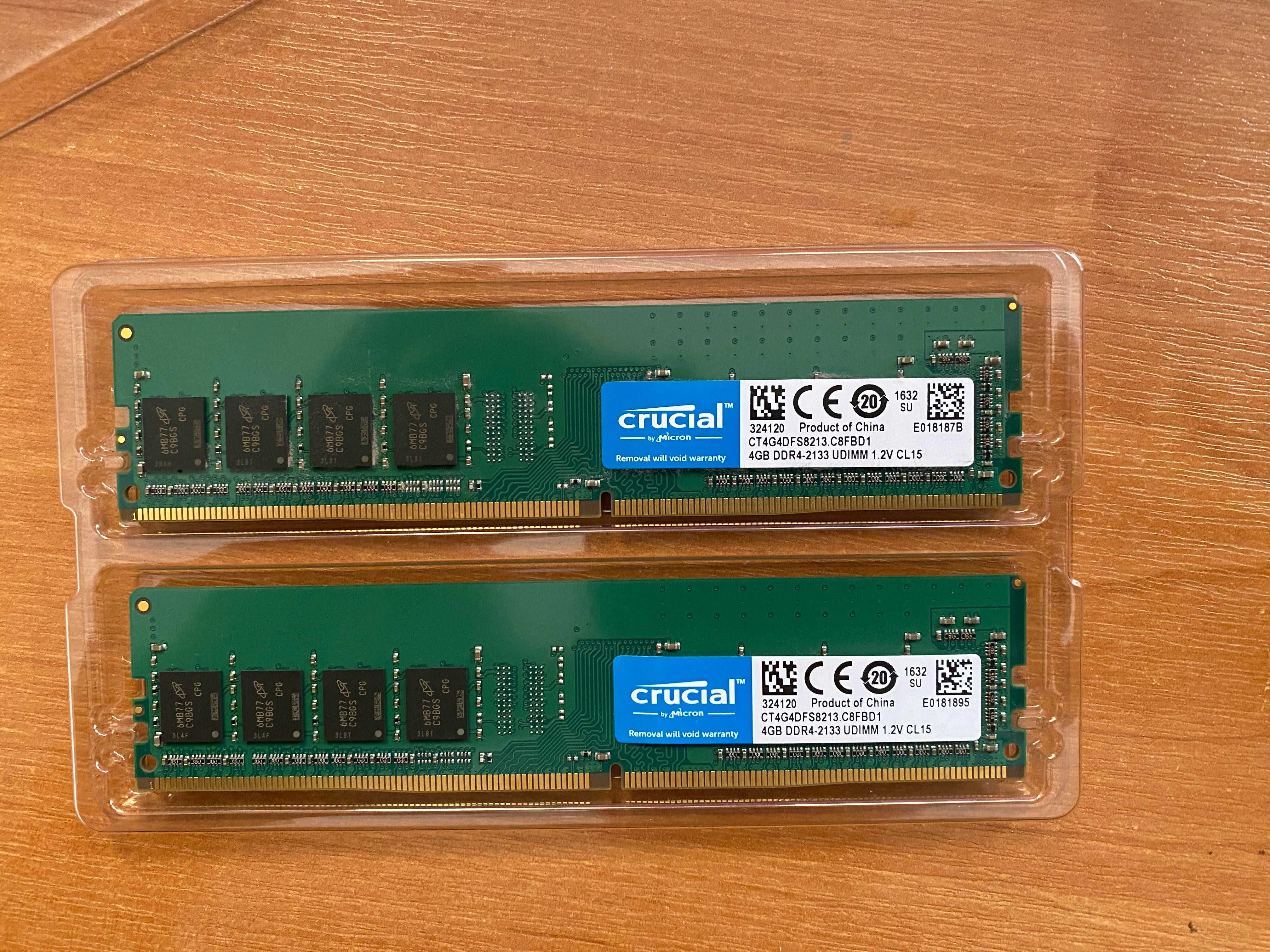 Pamięć RAM 2x4 GB Crucial