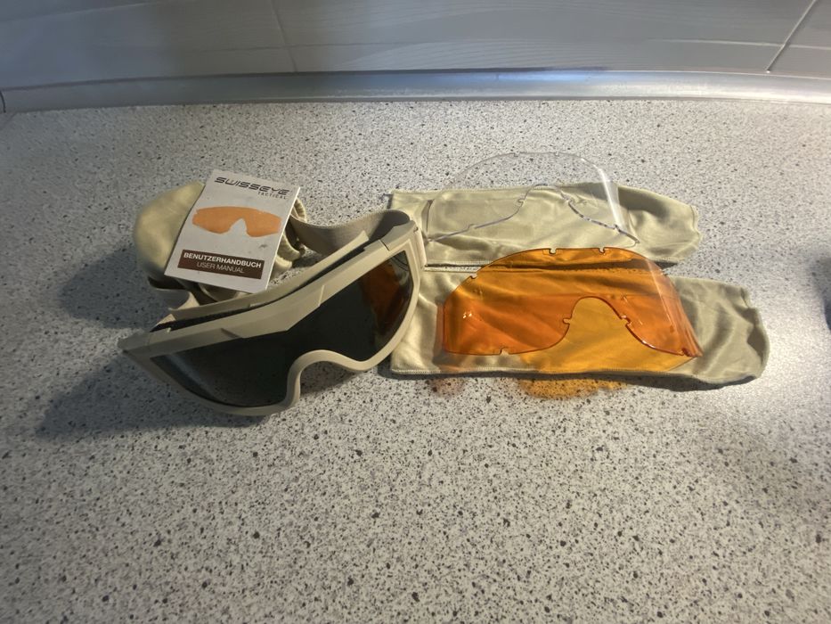 Тактичні окуляри-маска Swiss Eye F-Tac - Coyote