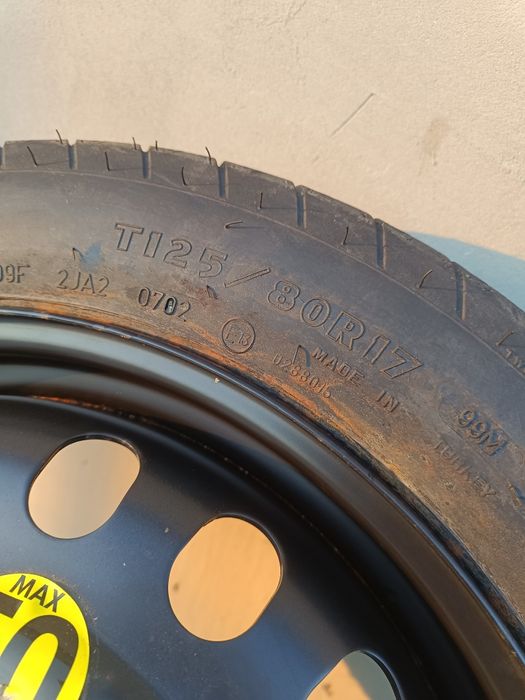 Koło dojazdowe dojazdówka 17" 5x112 T125/80 R17 8E0