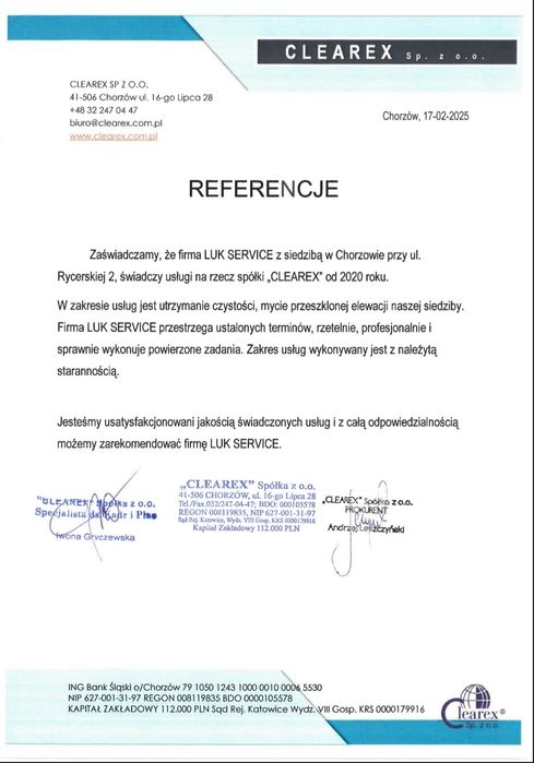 Sprzątanie biur i przestrzeni komercyjnych
