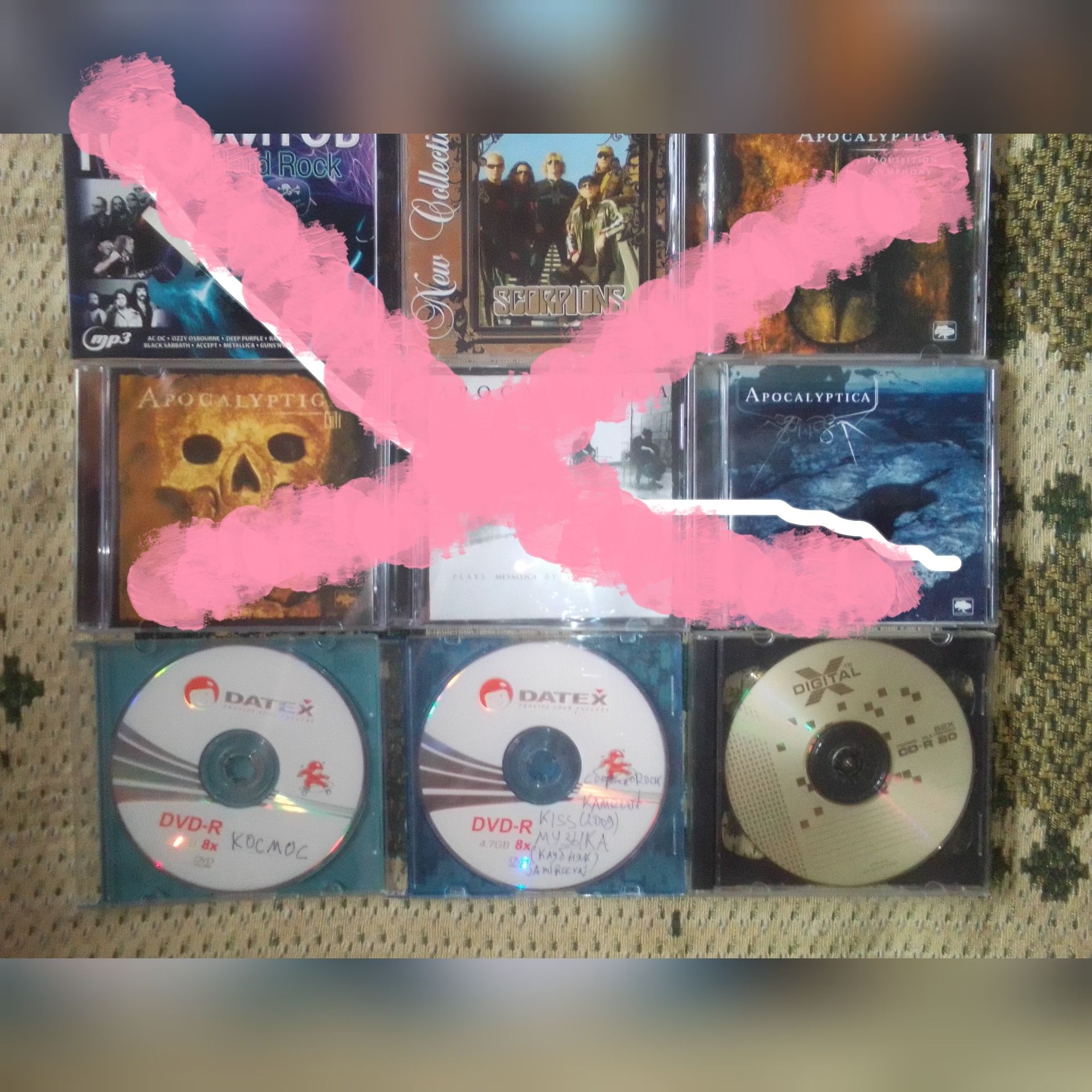 Фильмы и музыка на CD и DVD