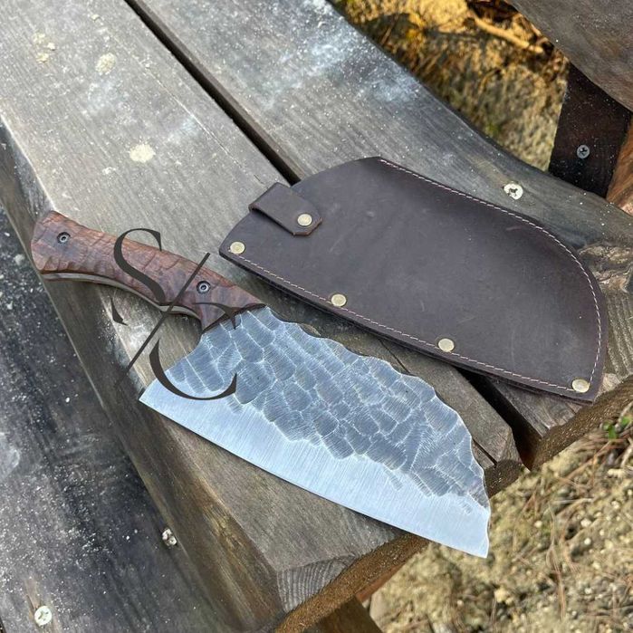 Кухоний ніж «Серб», кухонный топор, топорик для костей, сербский нож