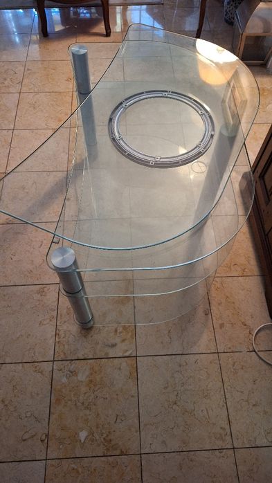 Mesa em vidro TV