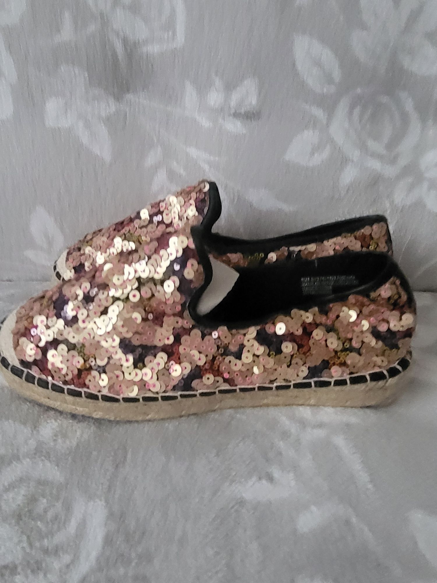 Espadryle kolorowe cekiny   nowe rozm.8 / 42