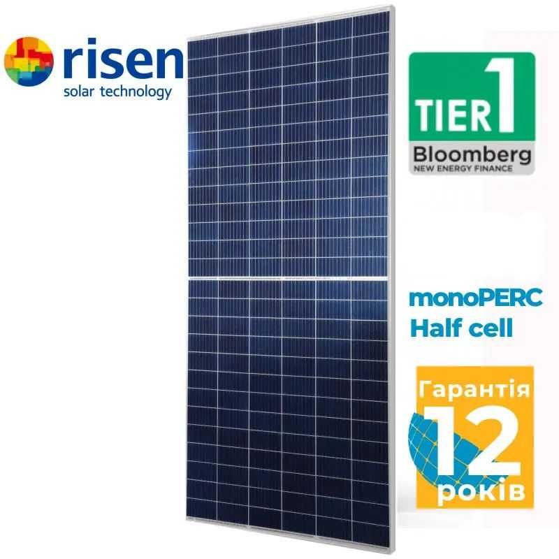 ТОП сонячні панелі Risen та Jinko 400 430 550 575 585 620w модулі