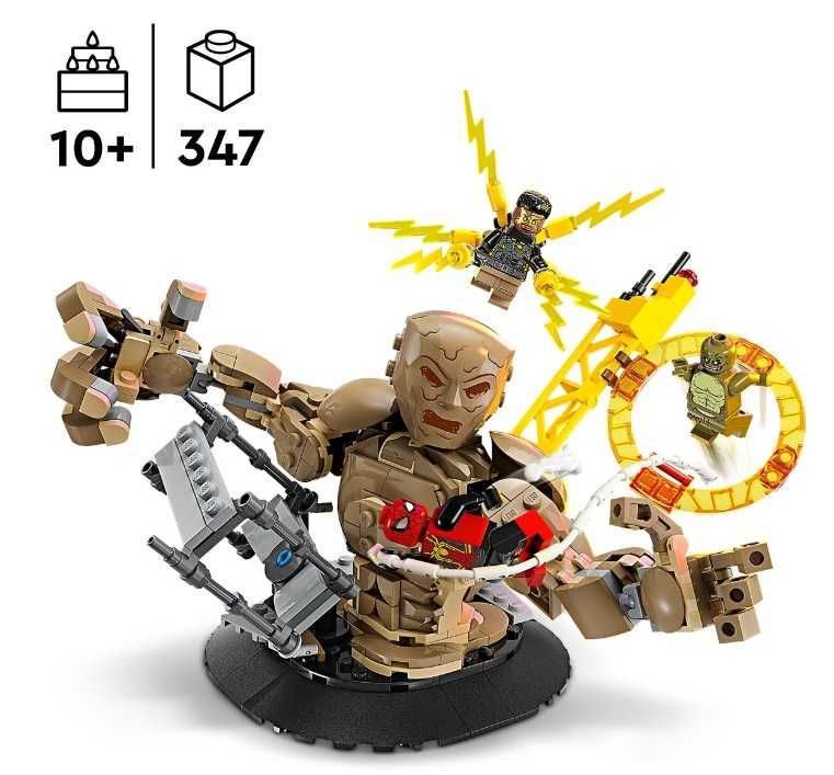 LEGO MARVEL 76280 Spider-Man kontra Sandman: Ostatni Bastion