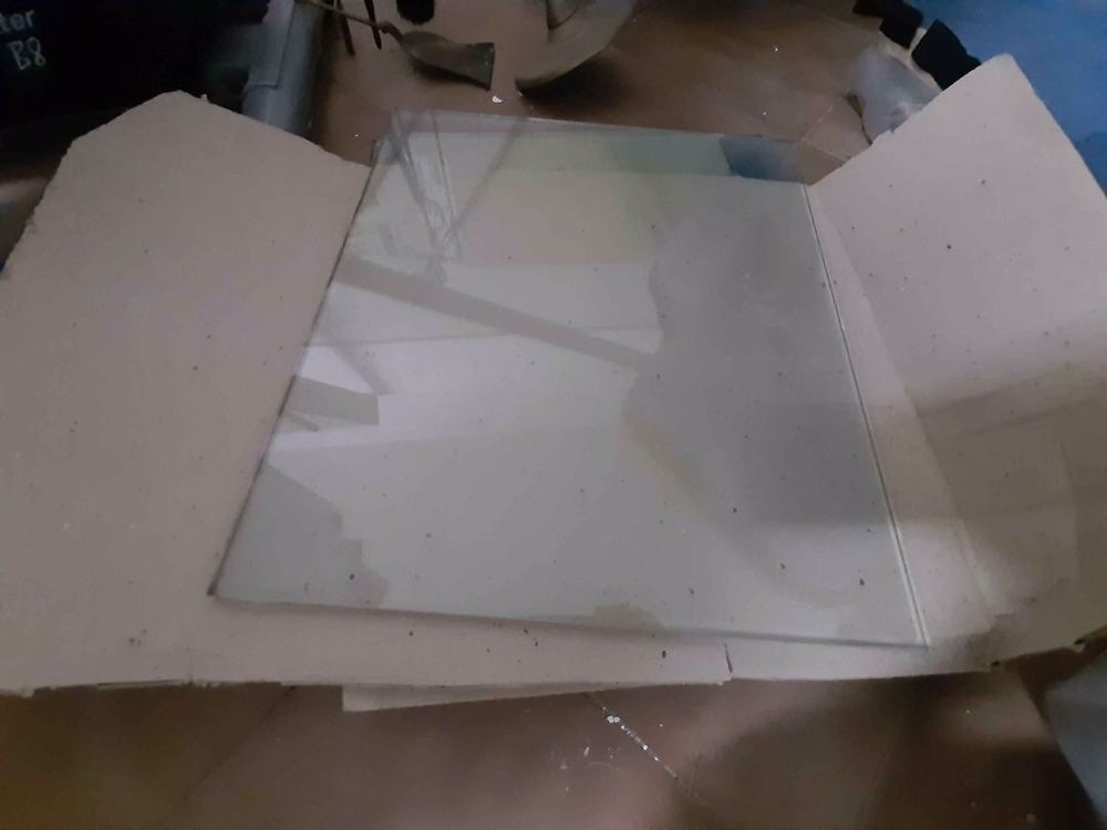 2 prateleiras vidro 1cm com suportes