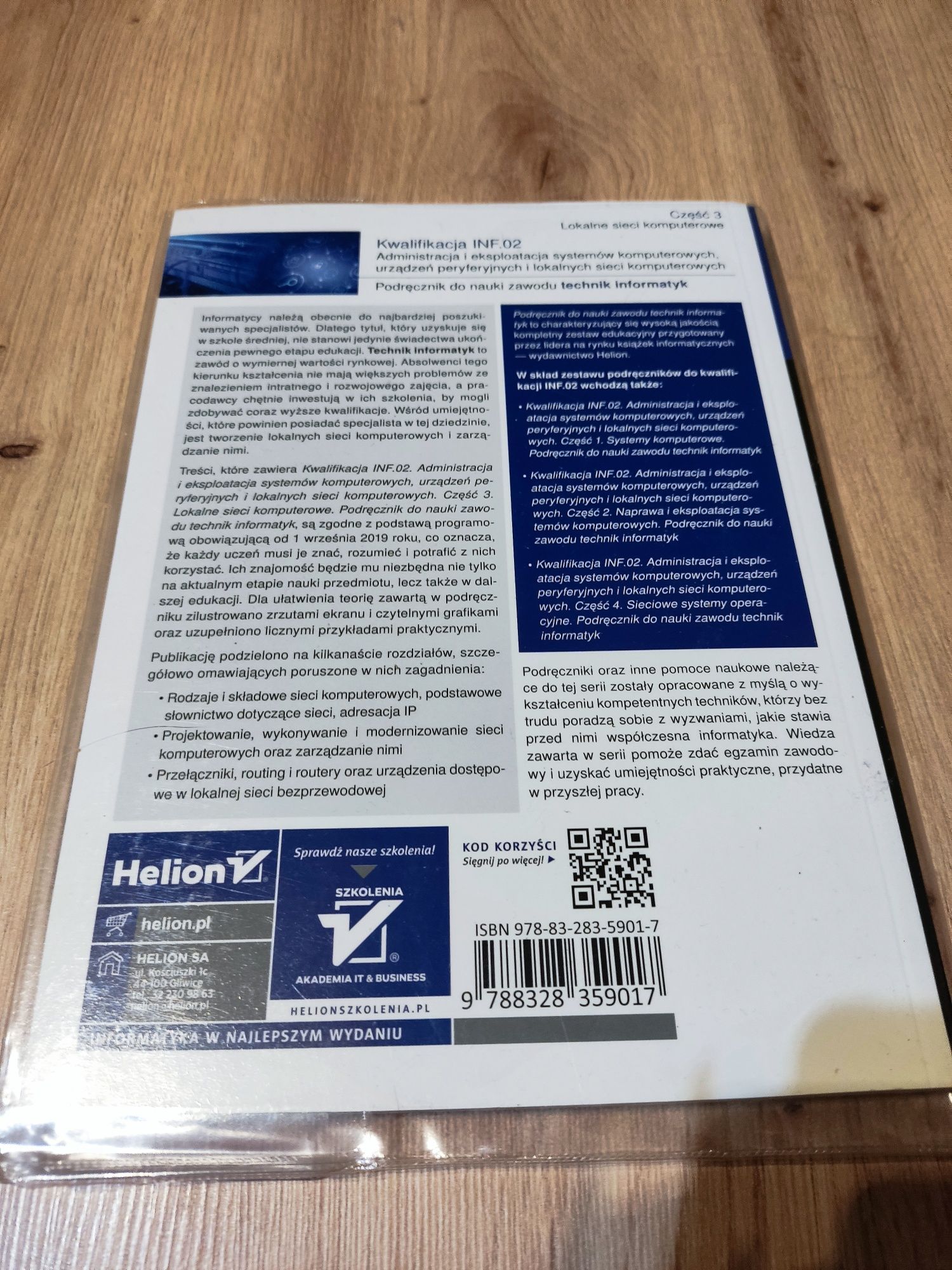 Kwalifikacje INF.02 część 3 wydawnictwo Helion 2020
