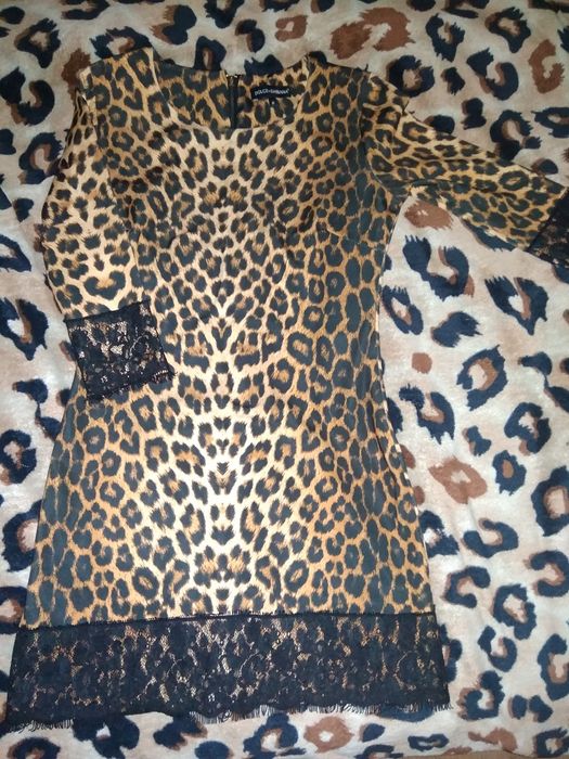 Плаття сукня D&G розм.M леопардова тигрова