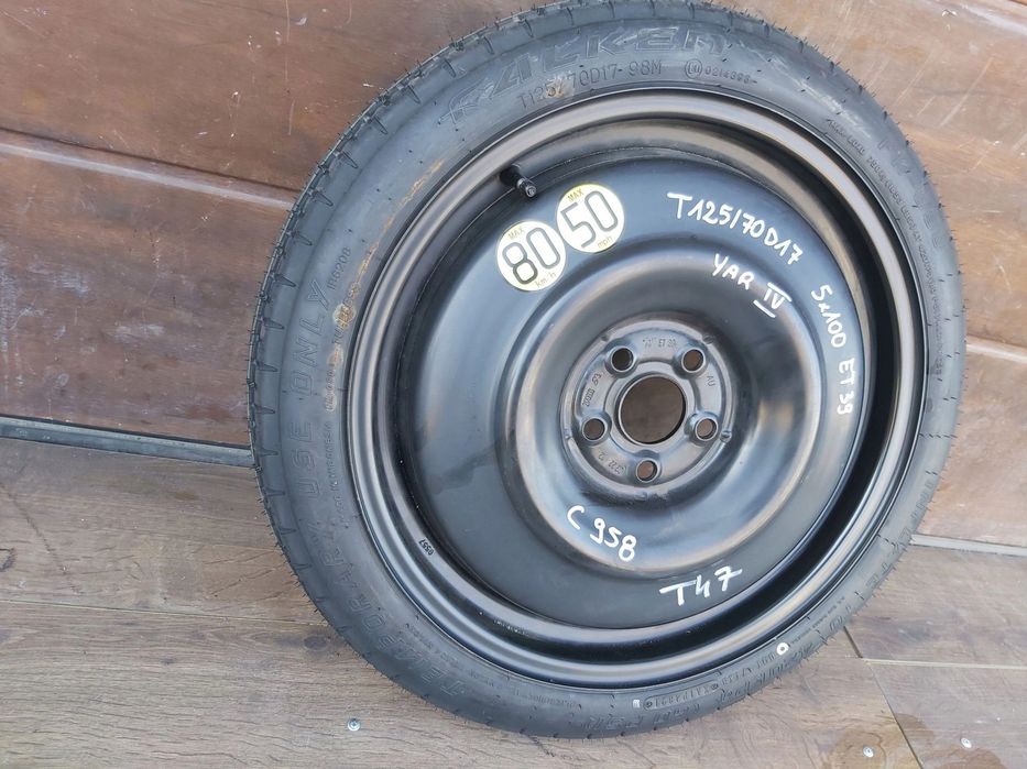 Toyota Yaris IV 1,5 hybryda dojazdówka koło dojazdowe 125/70 D16