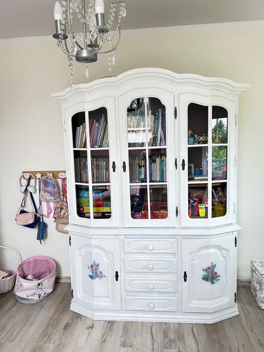 Zakor Flandern witryna komoda dębowa kredens szafa