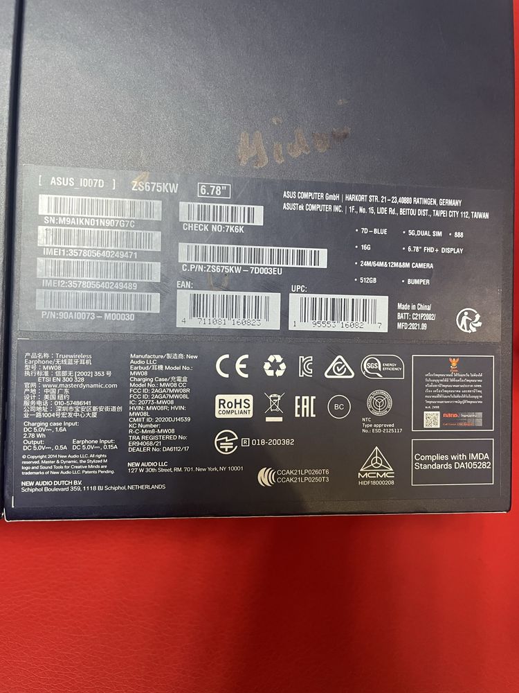 Asus 10070 zs675kw
