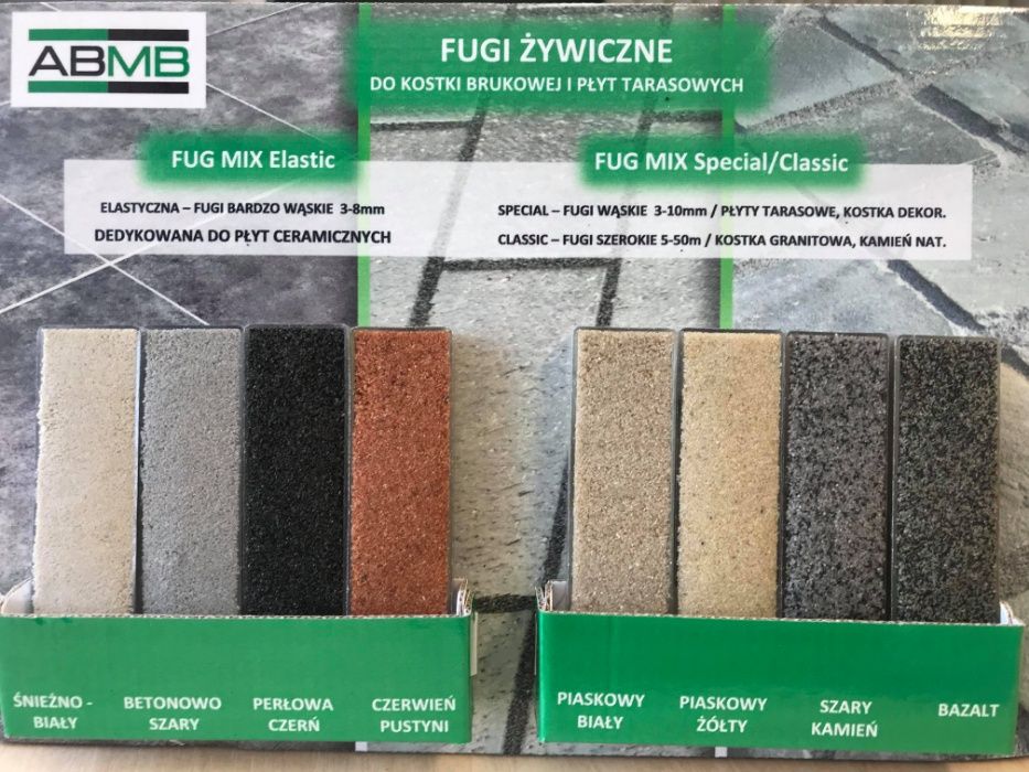 Fuga żywiczna Fug MIX Elastic 25 kg płyty tarasowe kostka brukowa