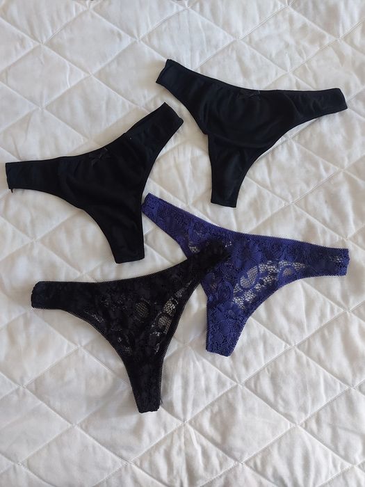 Lote 4 cuecas tanga | Rosa Junio