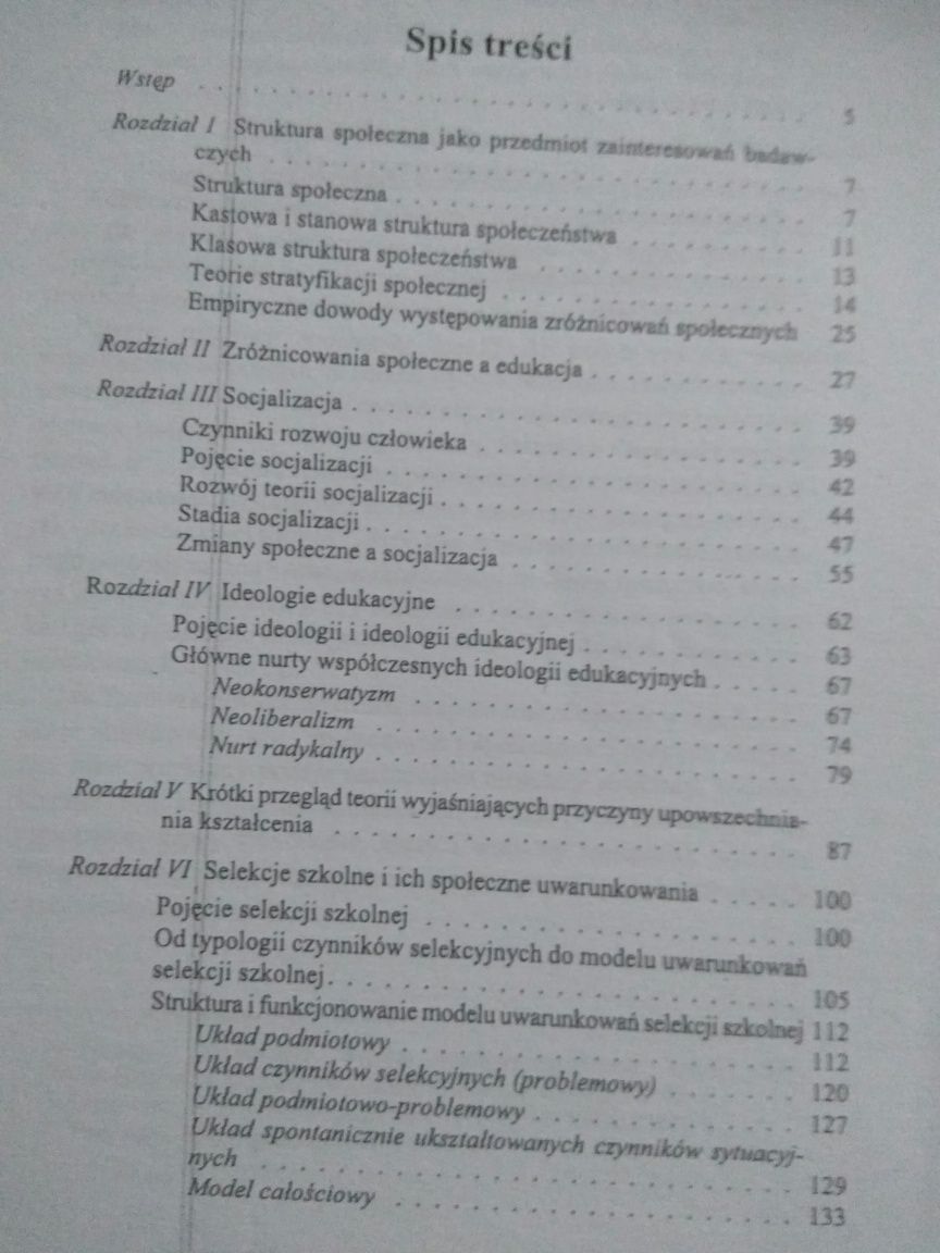 Studia i szkice z socjologii edukacji Mirosław Szymański 2006