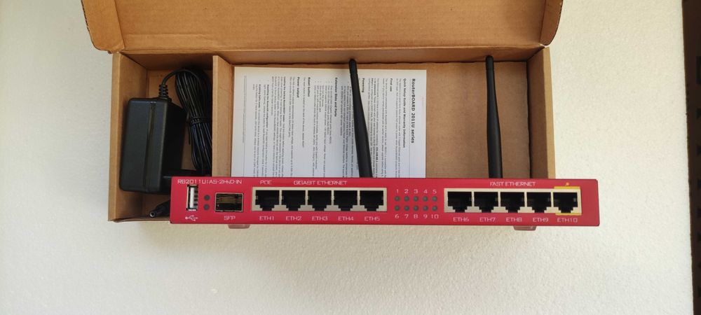 Маршрутизатор MikroTik RB2011Ui-AS-2HnD-IN