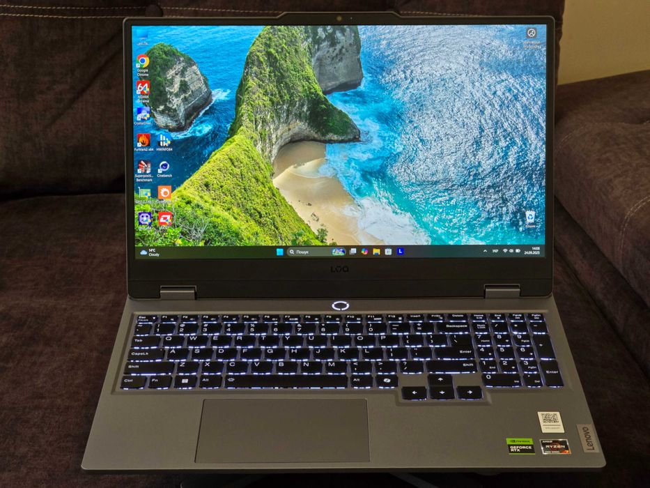 Lenovo LOQ 15ARP9 (15,6" IPS 144Hz/ R7 7435HS/ 16 DDR5/ 512 SSD/ 4060)