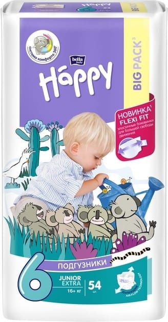 Памперсы Happy 6