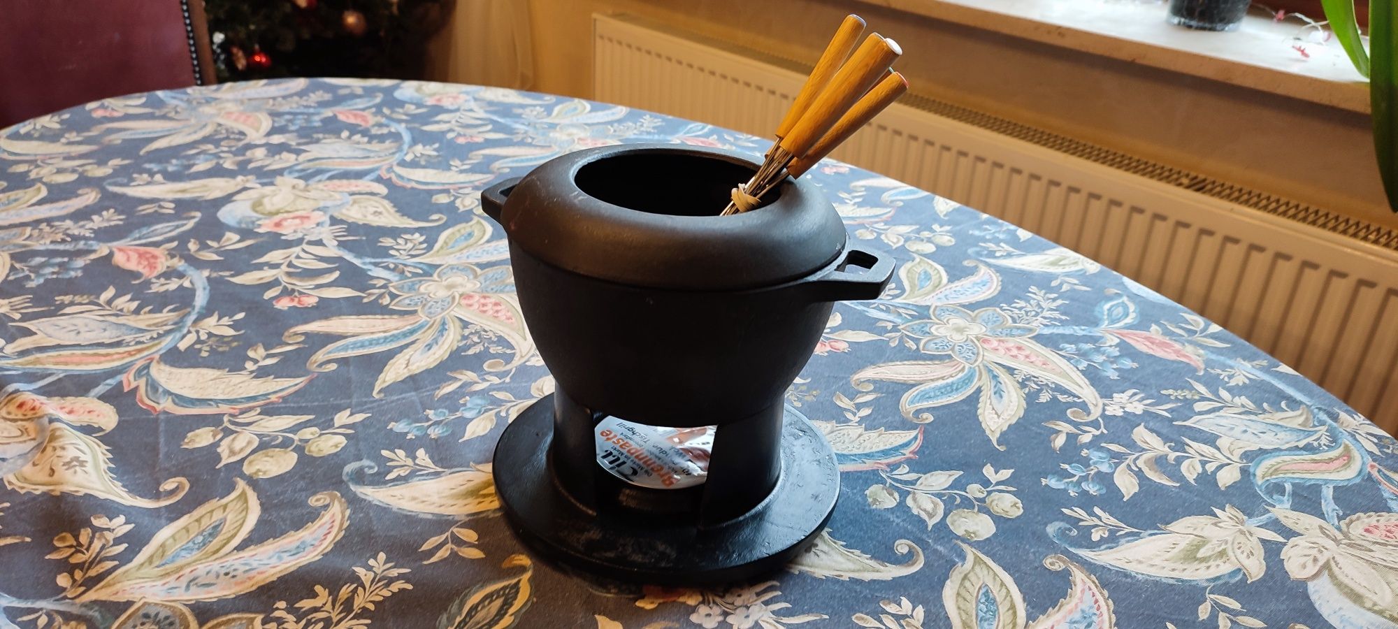 Nowy Garnek kociołek do fondue ser czekolada mięso