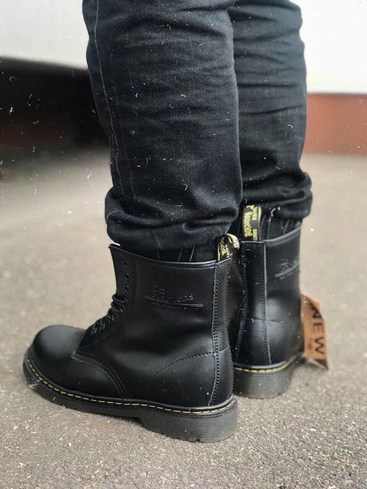 Ботинки женские Dr. Martens 1460 Black 11822006 Доктор Мартенс (МЕХ)