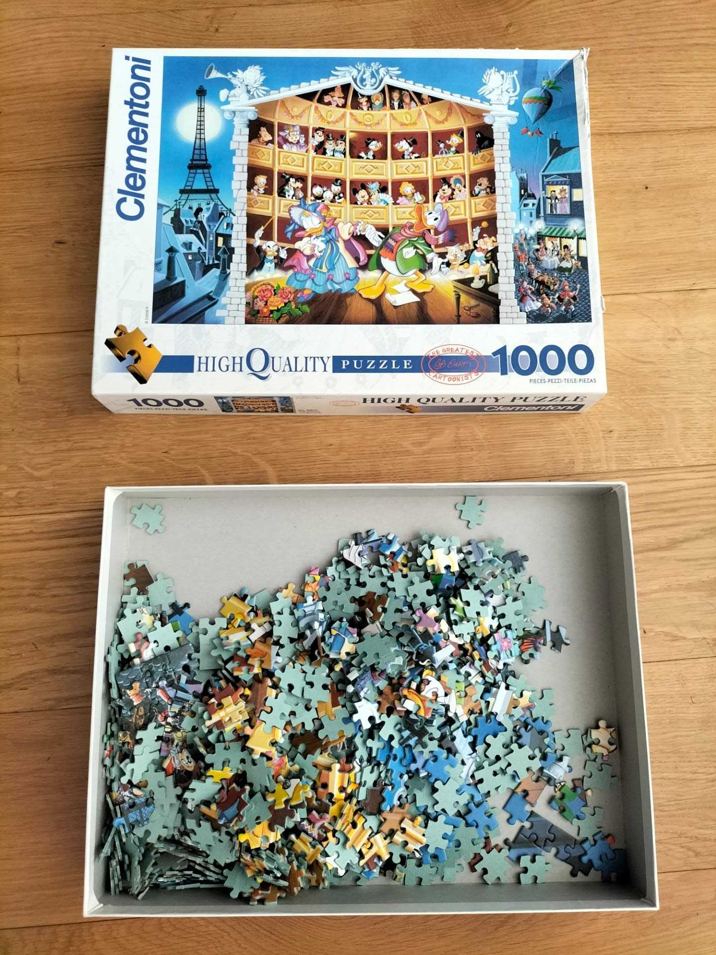 Puzzle da marca Clementoni