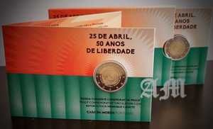 Portugal - Moeda 2 euros 50 anos do 25 de Abril