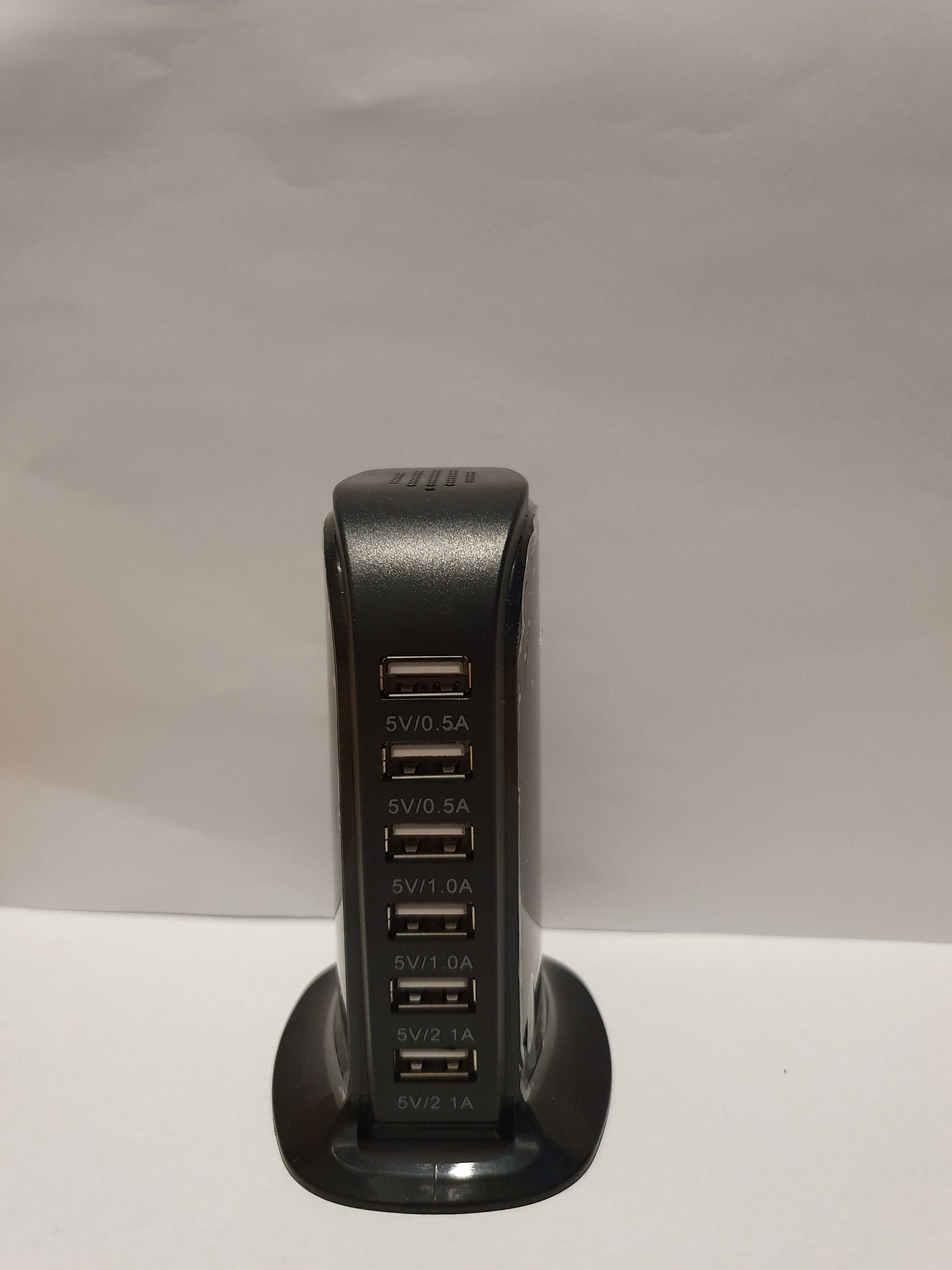 Ładowarka 6 wyjść fast charging (iphone, android, airpods)