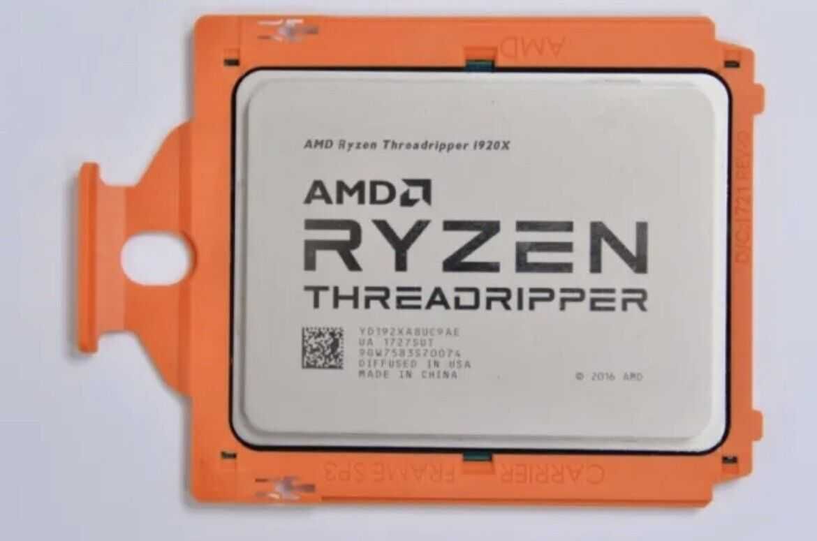 CPU AMD® Threadripper 1920X, 12 Cores, Cache 38Mb, 4,00 GHz Pro-Class