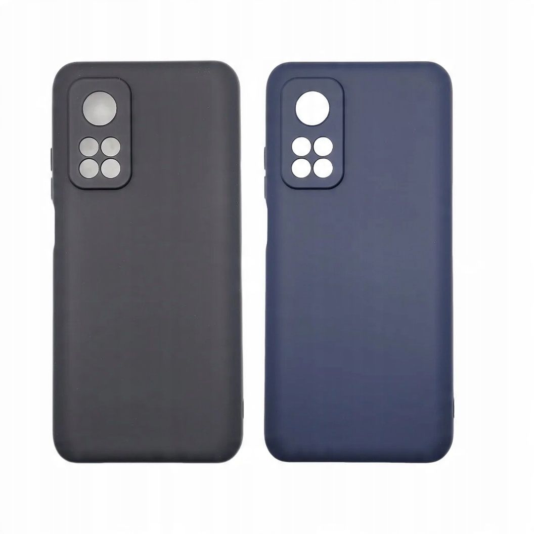 2x Etui Soft Touch do Xiaomi Mi 10T/10T Pro Czarny i Granatowy