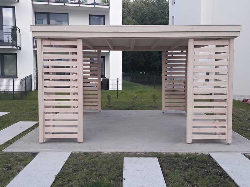 ALTANA 10 3x3m Proste Deseczki +Papa Rynny Impregnacja od Producenta