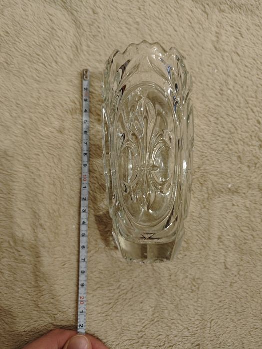 Wazon Rudolf Schrötter Sklo Union PRL Retro Vintage Antyk Staroć