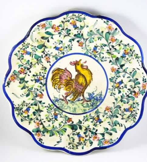 Prato Rendilhado em Faiança de Campolide