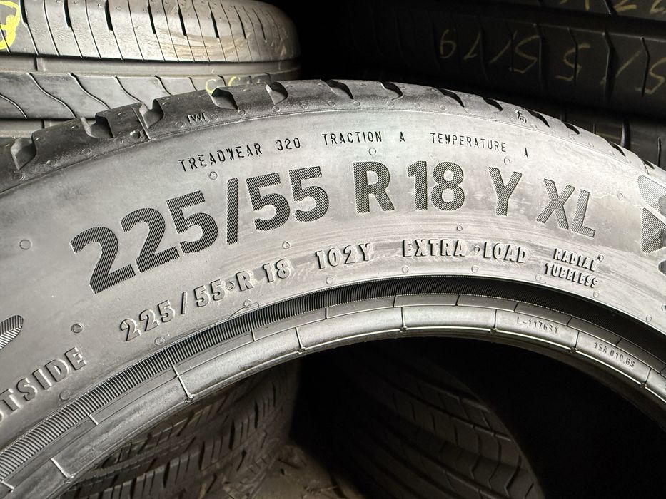 Літні шини 225/55 R18 Continental EcoContact 6 Q 4шт. 95% 2024