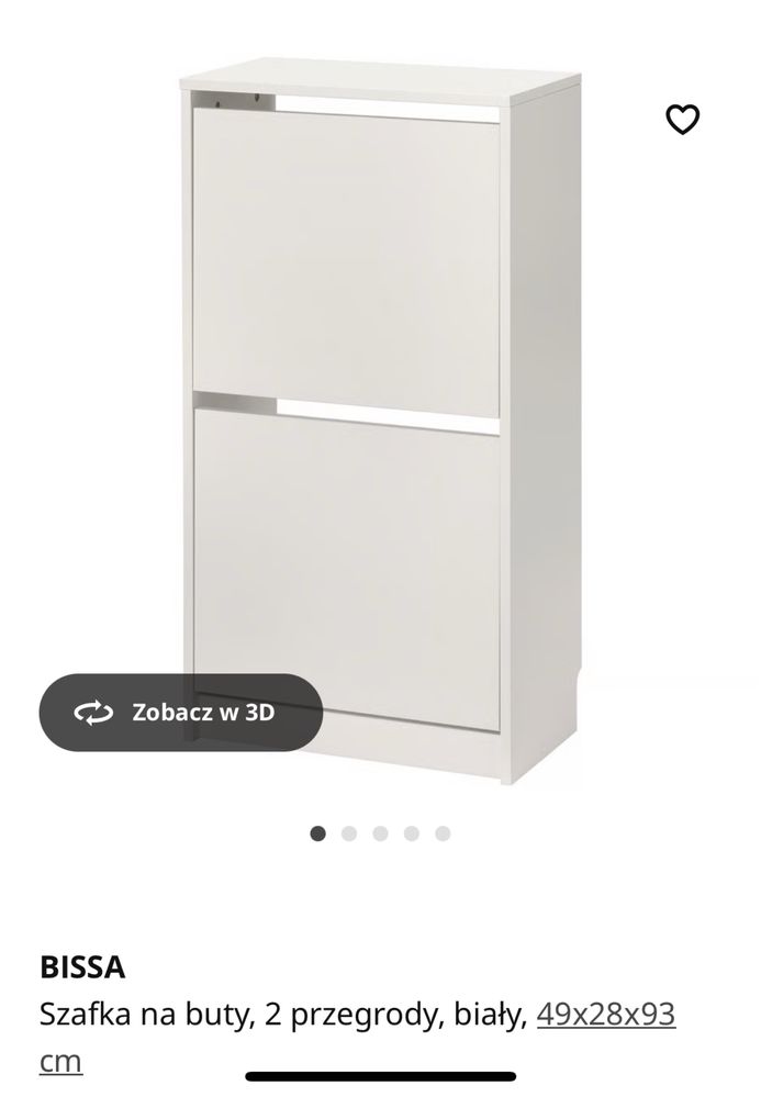 Szafka na buty ikea
