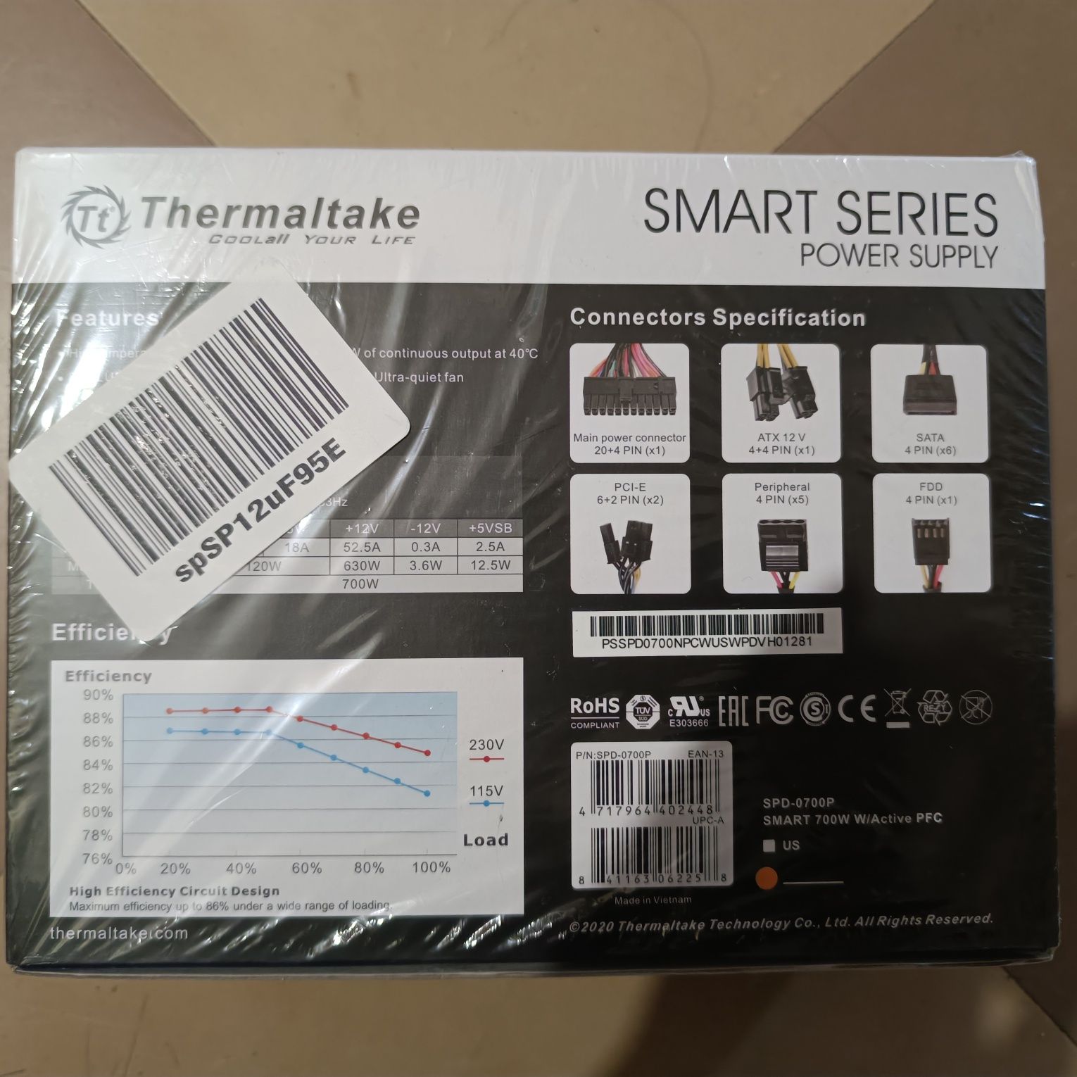 Блок питания  Thermaltake Smart 700W