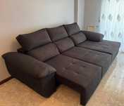 Sofá Chaise Longe Preto