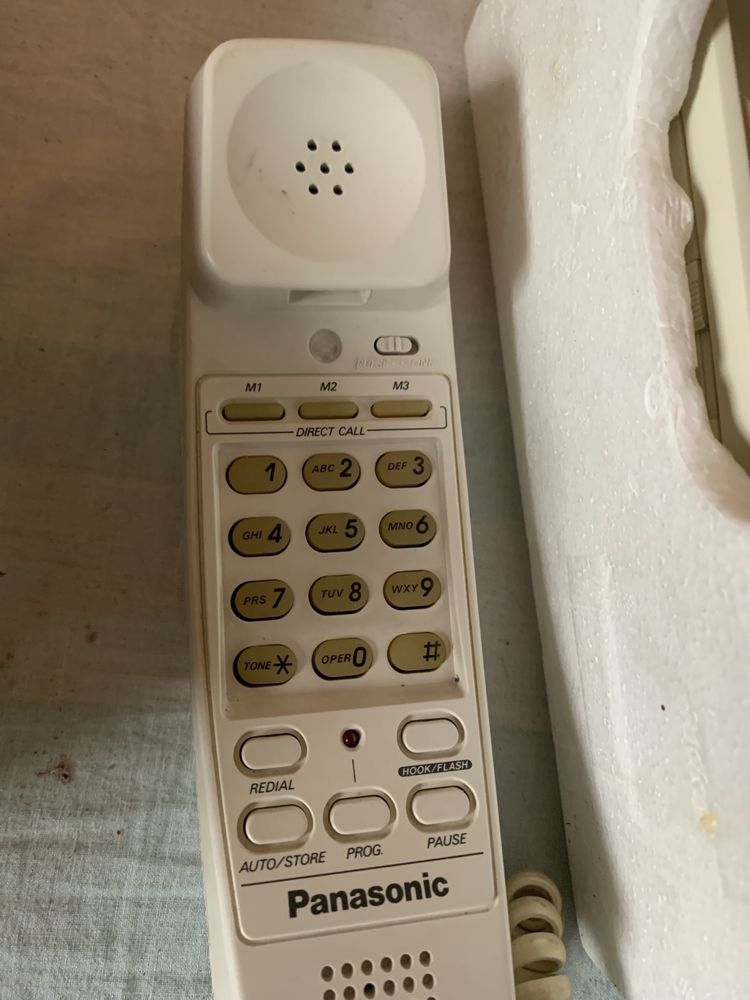 Nowy telefon stacjonarny Panasonic KX-T2388 Komplet rok 1995