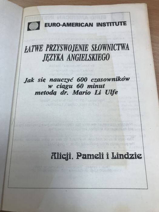 Łatwe przyswojenie języka angielskiego - podręcznik samouczek