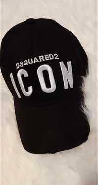 Dsquared d2 Icon czarna czapka