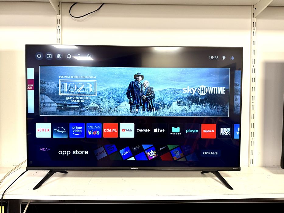 Hisense 43 cale 4k UHD smart wifi 43A6BG gw3m telewizor dvbt2
