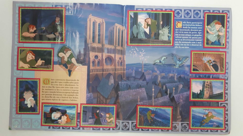 Caderneta de cromos O Corcunda de Notre Dame - Panini