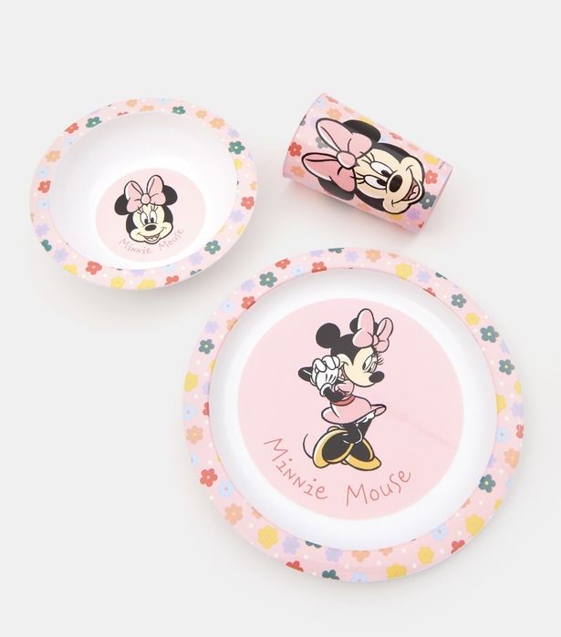 Дитячий посуд Mickey та Minnie Mouse