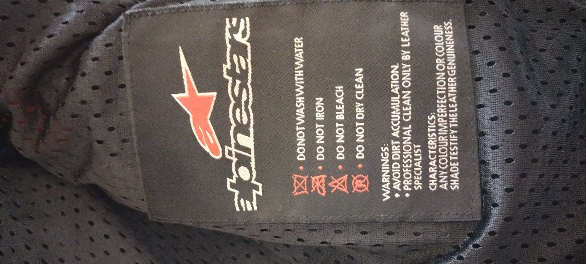 Blusão Alpinestars 100% pele tamanho 50