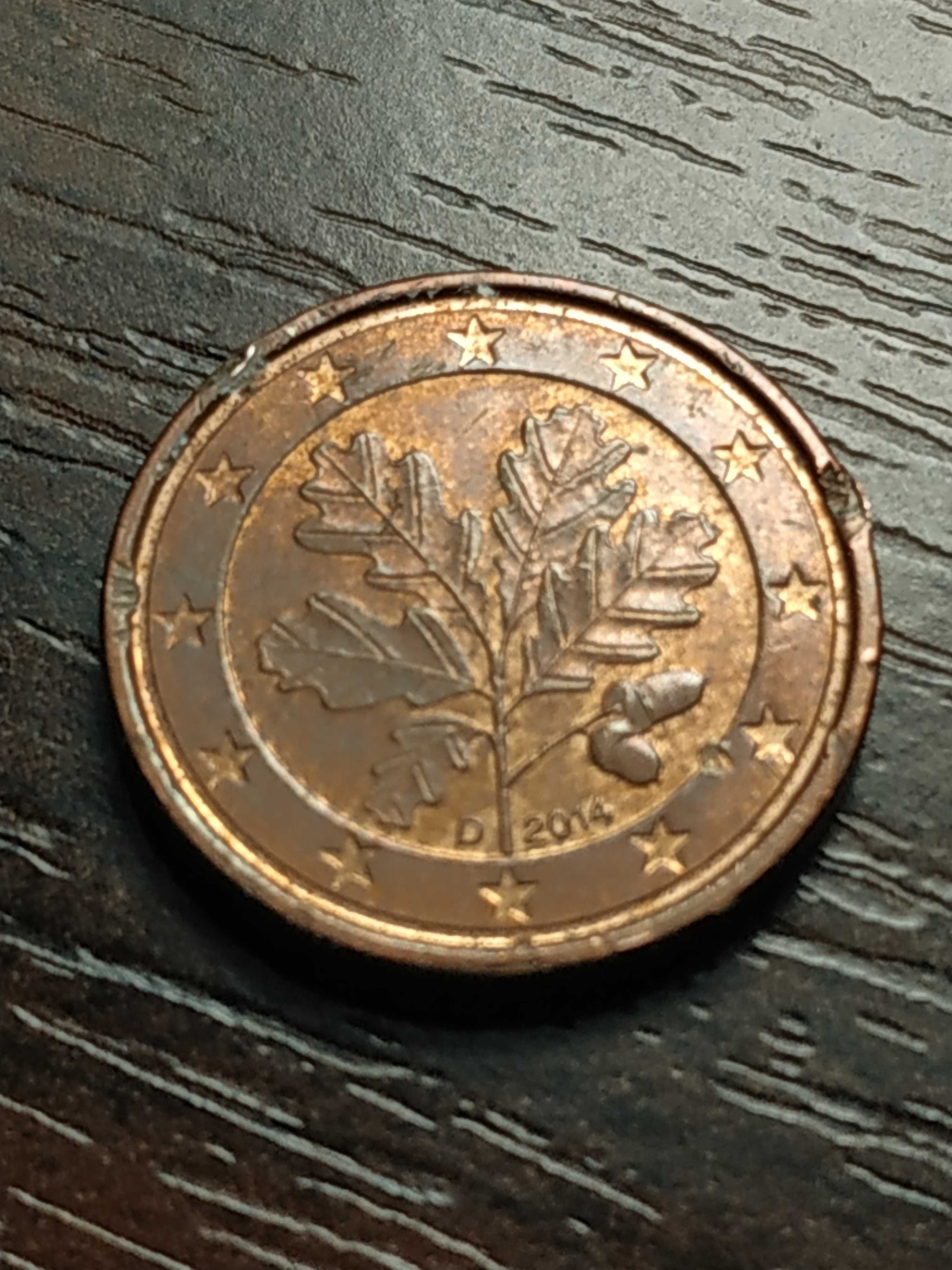 1 евроцент (евро цент, euro cent) 2014