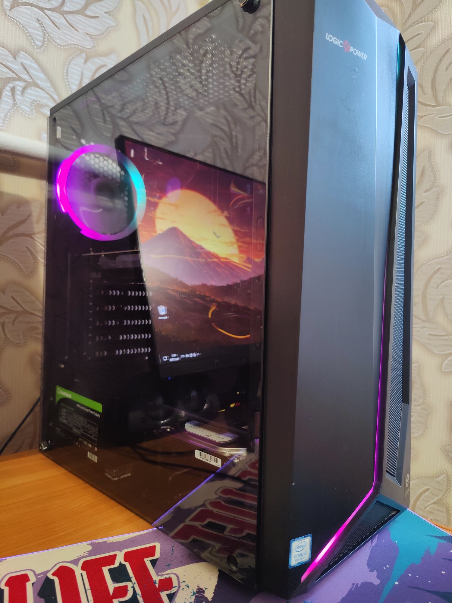 Игровой ПК LogicPower + монитор Acer/GTX 1650/i5-9100f/OZU 16/SSD+HDD