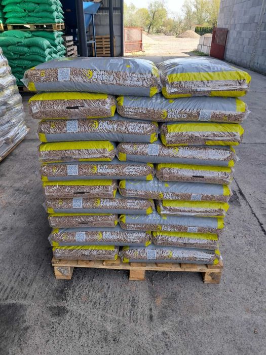 Pellet drzewny sosnowy A1 6mm worek 15kg